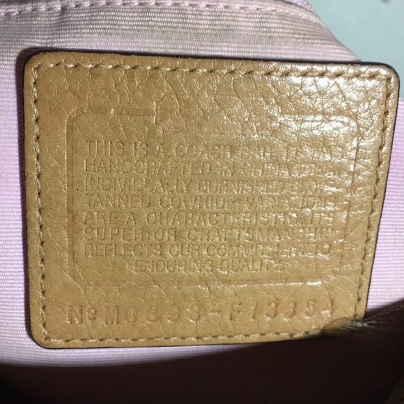 COACH Tan Leather Shoulder Bag F13354 - Picture 6 of 8